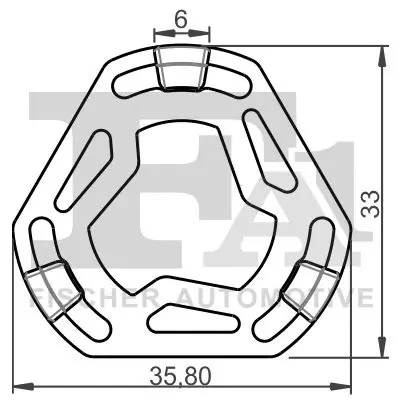 Clip, Zier-/Schutzleiste FA1 11-40153.5 Bild Clip, Zier-/Schutzleiste FA1 11-40153.5