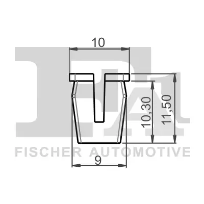 Clip, Zier-/Schutzleiste FA1 11-60024.10 Bild Clip, Zier-/Schutzleiste FA1 11-60024.10