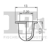 Clip, Zier-/Schutzleiste FA1 11-60031.5 Bild Clip, Zier-/Schutzleiste FA1 11-60031.5