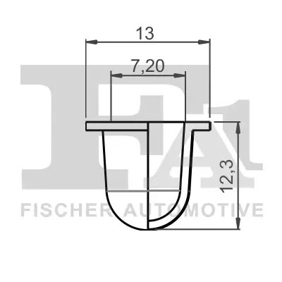 Clip, Zier-/Schutzleiste FA1 11-60031.5 Bild Clip, Zier-/Schutzleiste FA1 11-60031.5