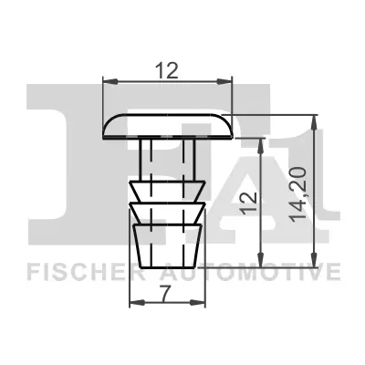 Clip, Zier-/Schutzleiste FA1 12-10001.5 Bild Clip, Zier-/Schutzleiste FA1 12-10001.5