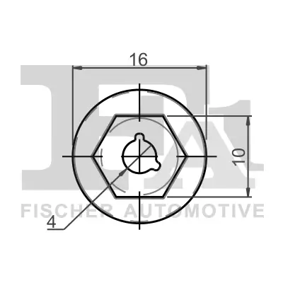Clip, Zier-/Schutzleiste FA1 12-10013.5 Bild Clip, Zier-/Schutzleiste FA1 12-10013.5