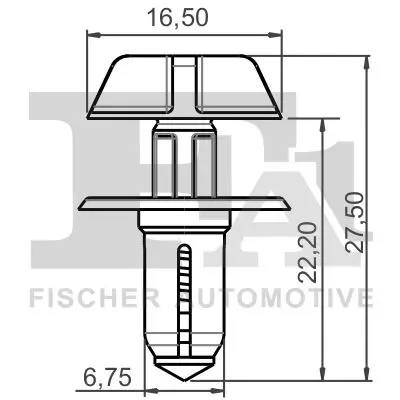 Clip, Zier-/Schutzleiste FA1 13-30012.5 Bild Clip, Zier-/Schutzleiste FA1 13-30012.5