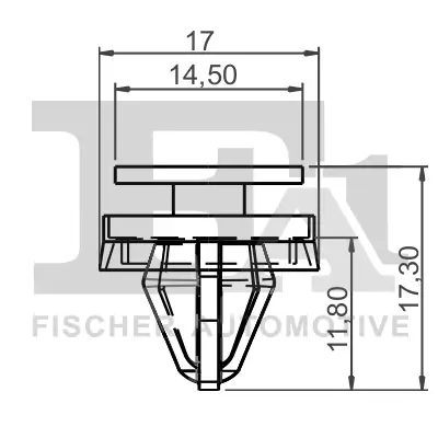 Clip, Zier-/Schutzleiste FA1 13-40029.5 Bild Clip, Zier-/Schutzleiste FA1 13-40029.5