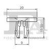 Clip, Zier-/Schutzleiste FA1 13-60002.5 Bild Clip, Zier-/Schutzleiste FA1 13-60002.5