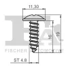 Clip, Zier-/Schutzleiste FA1 13-70002.5 Bild Clip, Zier-/Schutzleiste FA1 13-70002.5