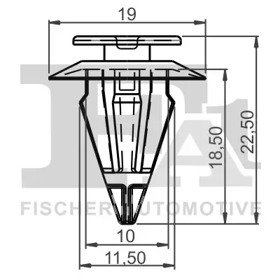 Clip, Zier-/Schutzleiste FA1 14-40017.25 Bild Clip, Zier-/Schutzleiste FA1 14-40017.25