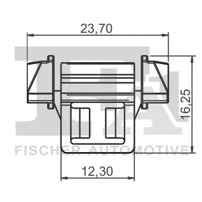Clip, Zier-/Schutzleiste FA1 14-40046.5 Bild Clip, Zier-/Schutzleiste FA1 14-40046.5