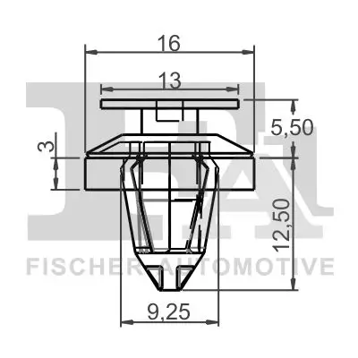Clip, Zier-/Schutzleiste FA1 14-40090.5 Bild Clip, Zier-/Schutzleiste FA1 14-40090.5