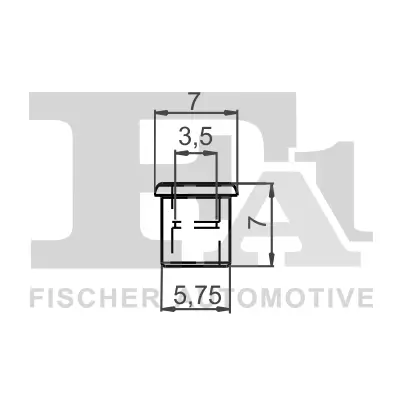 Befestigungstülle FA1 14-60003.5 Bild Befestigungstülle FA1 14-60003.5