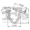 Clip, Zier-/Schutzleiste FA1 21-10004.5 Bild Clip, Zier-/Schutzleiste FA1 21-10004.5