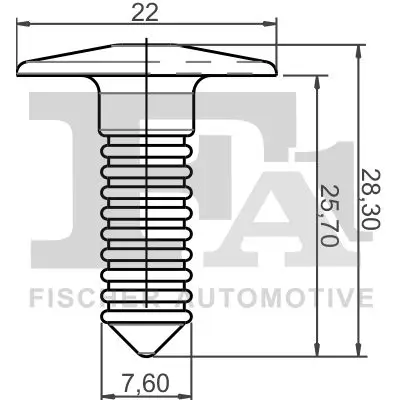 Clip, Zier-/Schutzleiste FA1 21-10013.5 Bild Clip, Zier-/Schutzleiste FA1 21-10013.5