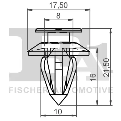 Clip, Zier-/Schutzleiste FA1 21-40013.5 Bild Clip, Zier-/Schutzleiste FA1 21-40013.5