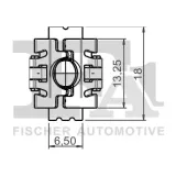 Clip, Zier-/Schutzleiste FA1 21-40082.5