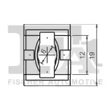 Dichtung, Zylinderkopfhaube Einlassseite FA1 EP3300-918