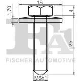 Clip, Zier-/Schutzleiste FA1 21-70015.5