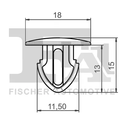 Clip, Zier-/Schutzleiste FA1 22-10009.5 Bild Clip, Zier-/Schutzleiste FA1 22-10009.5