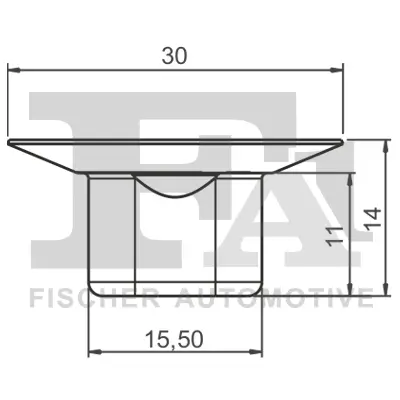 Clip, Zier-/Schutzleiste FA1 22-10011.5 Bild Clip, Zier-/Schutzleiste FA1 22-10011.5