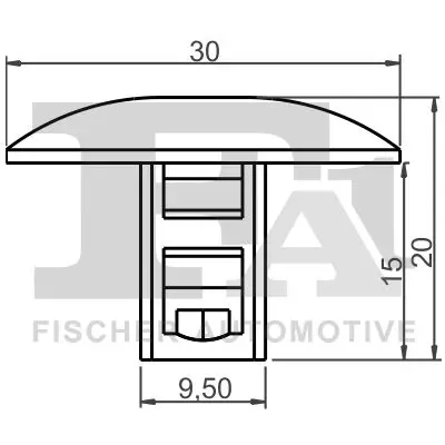 Clip, Zier-/Schutzleiste FA1 22-10016.5 Bild Clip, Zier-/Schutzleiste FA1 22-10016.5
