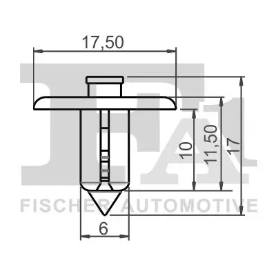 Clip, Zier-/Schutzleiste FA1 22-30002.5 Bild Clip, Zier-/Schutzleiste FA1 22-30002.5