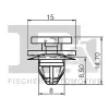 Clip, Zier-/Schutzleiste FA1 22-40009.25 Bild Clip, Zier-/Schutzleiste FA1 22-40009.25