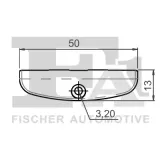 Clip, Zier-/Schutzleiste FA1 22-40038.5