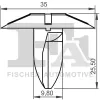 Clip, Zier-/Schutzleiste FA1 22-40047.5