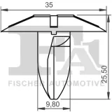 Clip, Zier-/Schutzleiste FA1 22-40047.5