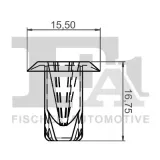 Clip, Zier-/Schutzleiste FA1 22-60003.5