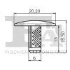 Clip, Zier-/Schutzleiste FA1 33-10014.5 Bild Clip, Zier-/Schutzleiste FA1 33-10014.5