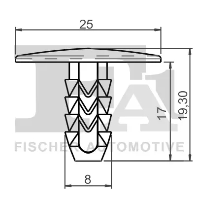 Clip, Zier-/Schutzleiste FA1 33-10021.5 Bild Clip, Zier-/Schutzleiste FA1 33-10021.5