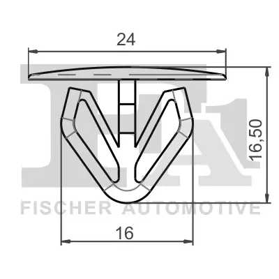 Clip, Zier-/Schutzleiste FA1 33-10029.5 Bild Clip, Zier-/Schutzleiste FA1 33-10029.5