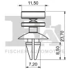 Clip, Zier-/Schutzleiste FA1 33-40006.5 Bild Clip, Zier-/Schutzleiste FA1 33-40006.5