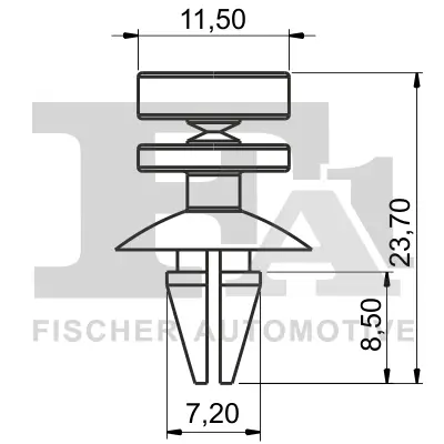 Clip, Zier-/Schutzleiste FA1 33-40006.5 Bild Clip, Zier-/Schutzleiste FA1 33-40006.5