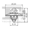 Clip, Zier-/Schutzleiste FA1 33-40014.10 Bild Clip, Zier-/Schutzleiste FA1 33-40014.10