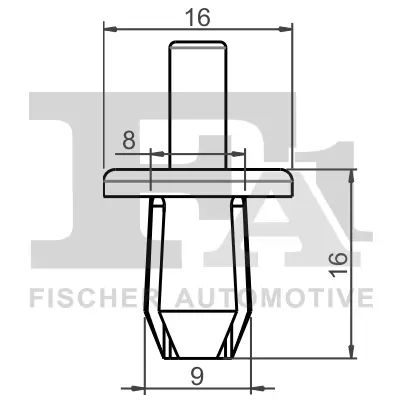 Clip, Zier-/Schutzleiste FA1 55-20001.5 Bild Clip, Zier-/Schutzleiste FA1 55-20001.5