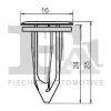Clip, Zier-/Schutzleiste FA1 55-60002.5 Bild Clip, Zier-/Schutzleiste FA1 55-60002.5