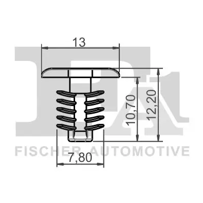 Clip, Zier-/Schutzleiste FA1 73-10001.5 Bild Clip, Zier-/Schutzleiste FA1 73-10001.5