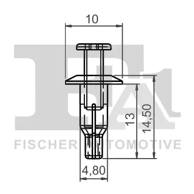 Clip, Zier-/Schutzleiste FA1 73-30009.5 Bild Clip, Zier-/Schutzleiste FA1 73-30009.5