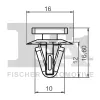Clip, Zier-/Schutzleiste FA1 73-40002.25 Bild Clip, Zier-/Schutzleiste FA1 73-40002.25