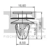 Clip, Zier-/Schutzleiste FA1 73-40005.5 Bild Clip, Zier-/Schutzleiste FA1 73-40005.5