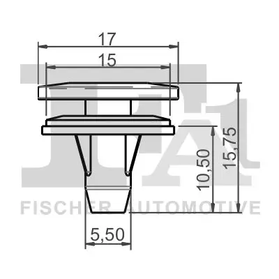 Clip, Zier-/Schutzleiste FA1 73-40009.5 Bild Clip, Zier-/Schutzleiste FA1 73-40009.5
