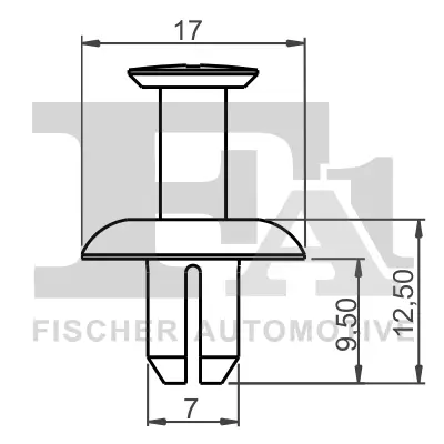 Clip, Zier-/Schutzleiste FA1 74-30001.5 Bild Clip, Zier-/Schutzleiste FA1 74-30001.5