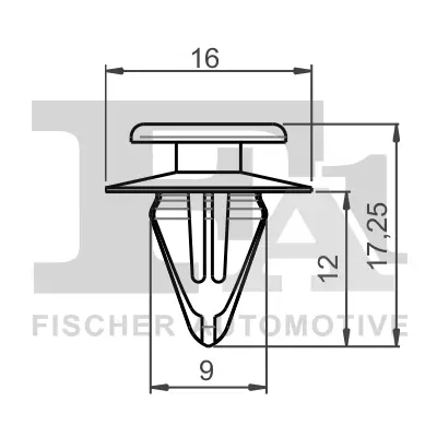 Clip, Zier-/Schutzleiste FA1 75-40003.5 Bild Clip, Zier-/Schutzleiste FA1 75-40003.5