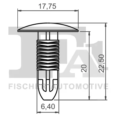 Clip, Zier-/Schutzleiste FA1 76-10001.5 Bild Clip, Zier-/Schutzleiste FA1 76-10001.5