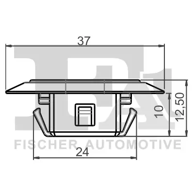 Clip, Zier-/Schutzleiste FA1 77-10005.5 Bild Clip, Zier-/Schutzleiste FA1 77-10005.5