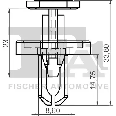 Clip, Zier-/Schutzleiste FA1 77-30018.5 Bild Clip, Zier-/Schutzleiste FA1 77-30018.5