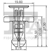 Clip, Zier-/Schutzleiste FA1 77-30022.5 Bild Clip, Zier-/Schutzleiste FA1 77-30022.5
