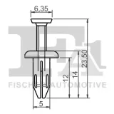 Clip, Zier-/Schutzleiste FA1 77-30028.5