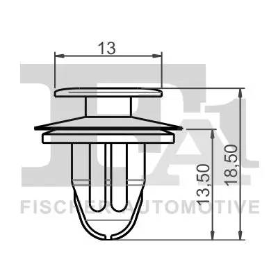 Clip, Zier-/Schutzleiste FA1 77-40029.5 Bild Clip, Zier-/Schutzleiste FA1 77-40029.5